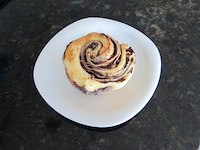 Chocolate Swirl Brioche Buns