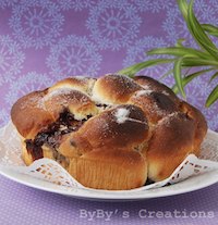 Chocolate & Walnuts Stuffed Bulgarian Easter Bread