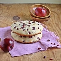 Apple Cranberry Flat Bread