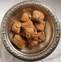 Brown Scones With Walnuts And Golden Raisins