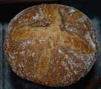 Sweet Potato Garlic Spelt Bread