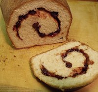 Cinnamon Raisin Swirl Bread