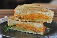 Vegetable Sandwich With Herbes And Three Cheeses