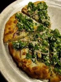 No-Knead Pizza With Kale