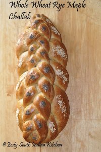 Whole Wheat ¬†Rye Maple Challah