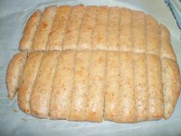 Sourdough Kamut Flaxseed Breadsticks