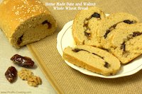 Date And Walnut Whole Wheat Bread