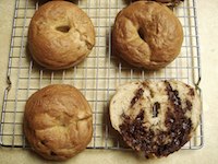 Mini Chocolate Chip Bagels