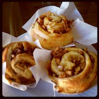 Apple Ginger Brioche Rolls