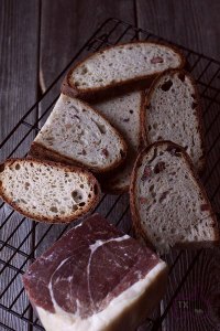 Light Rye Sourdough With Ham And Cheese