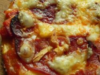 Sourdough Pepperoni And Chorizo Pizza