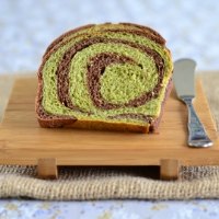 Matcha-Chocolate Tangzhong Bread