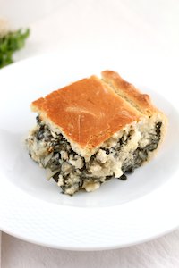 Vegetarian Chard, Fennel & Feta Savory Pie