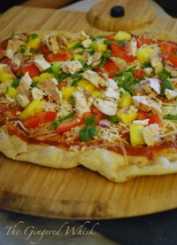 Hawaiian Sourdough-Beer Pizza, On The Grill