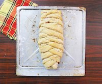 Whole Wheat Braided Pizza Loaf