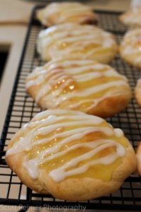Lemon Glazed Butterhorns