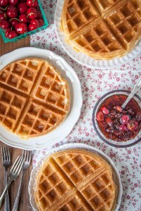 Quinoa Goat Milk Belgian Waffles