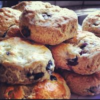 Maple Syrup And Blueberry Buttermilk Scones