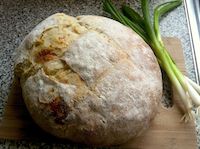 Goat Cheese, Honey And Spring Onion Load