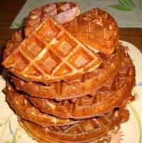 Sourdough Spelt Cheese Waffles