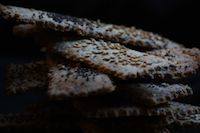 Seedy Quinoa Olive Oil Crackers