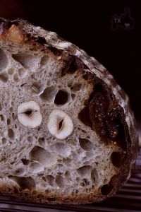 Fig Fennel Light Rye Sourdough With Hazelnuts