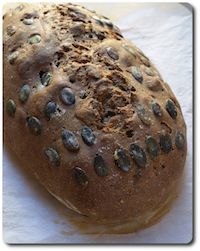 Pumpkin Seed Rye Bread