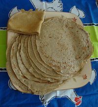 Whole Wheat Sourdough Crepes