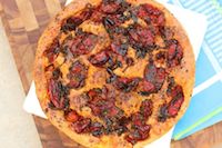 Roasted Pepper & Chile Focaccia