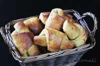 Pumpkin Crescent Rolls With Honey Butter