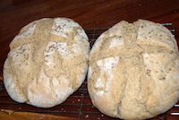 Sourdough Loaf With Caraway Seeds