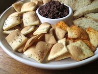 Sourdough Lavash & Olive Tapenade