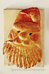 Golden Santa Bread