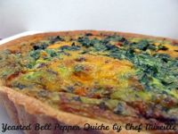 Yeasted Bell Pepper Quiche