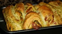 Pull Apart Bread With Hot Peppers And Cilantro