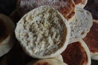 Wild Yeast Water Cheddar English Muffins