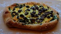 Vegetarian Turkish Pide