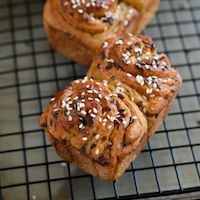 Whole Wheat Cinnamon Swirl Mini Loaves.