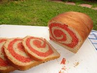 Whole Wheat Beet Swirl Bread