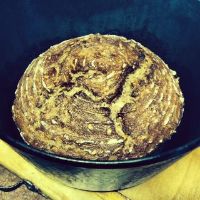 Sprouted Farro Porridge Bread