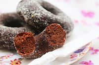 Yeasted Chocolate & Sweet Potato Doughnuts