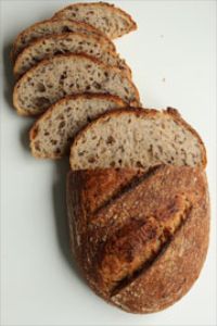 Tartine Bread With Flaxseed