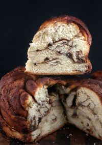 Vanilla Bean Brown Butter Cinnamon Swirl Challah