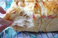 Cream Corn Sausage Loaf Bread