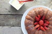 Strawberry Savarin