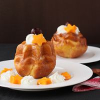 Mango And Passion Fruit Flavored Savarin