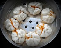 Smiling Char Siew Bao (Hong Kong Style)