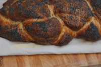 Four Strand Plaited Poppy Seed Loaf