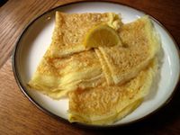 Sourdough English Pancakes With Lemon And Sugar