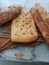Sourdough Baguette And Foccacia With Yeast
